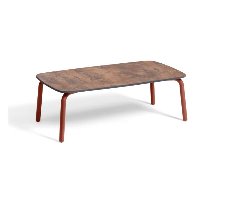 Великий кавовий столик Leaf 92x55 Terracotta Mongolia (572-TER)1